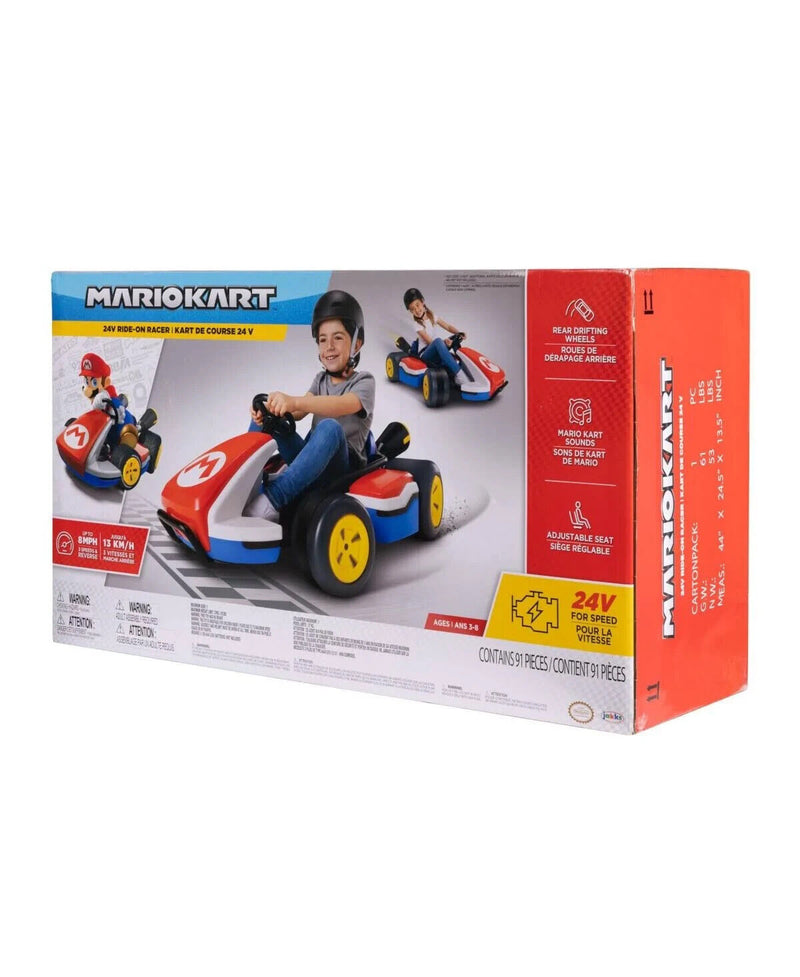 Load image into Gallery viewer, Nintendo Super Mario Kart 24 Volt 3-Speed Drifting Ride-on 8 MPH Read Descripti- -&gt; Nintendo Super Mario Kart 24V Three-Speed Drift Ride-on 8 MPH Explore Details
