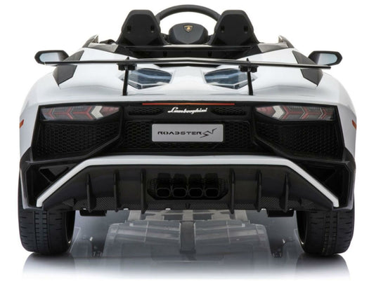12v White Lamborghini Electric Ride-On Car for Kids with Remote Control