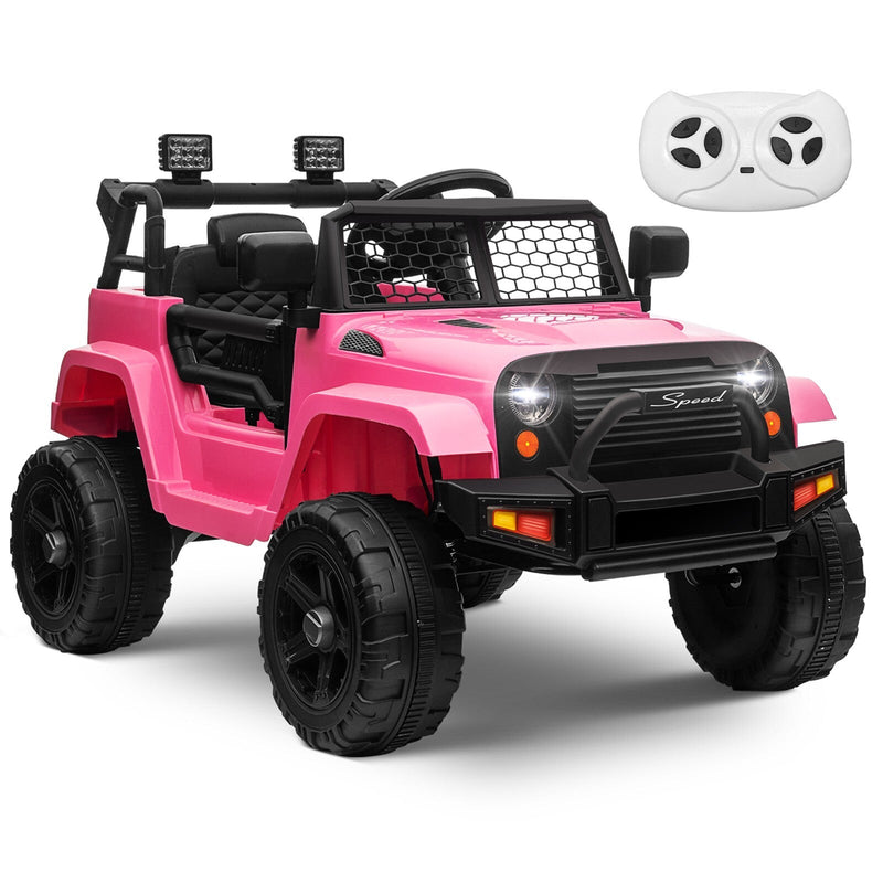 Load image into Gallery viewer, 12V Kids Ride-On Truck with Remote Control, Power Wheels, and LED Lights

