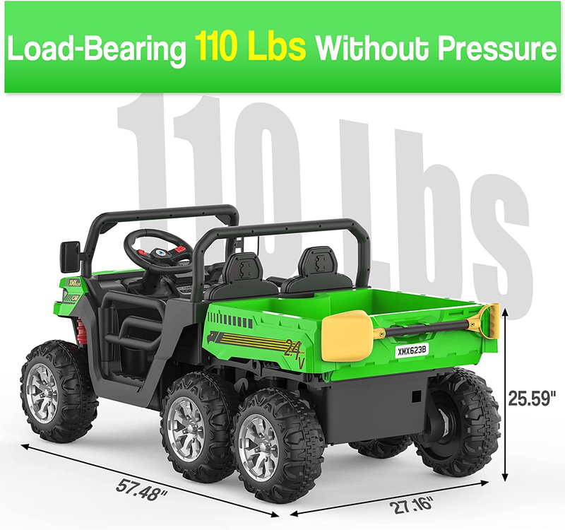 Load image into Gallery viewer, Electric UTV Toy for Children - Remote Control Ride-on Dump Truck
