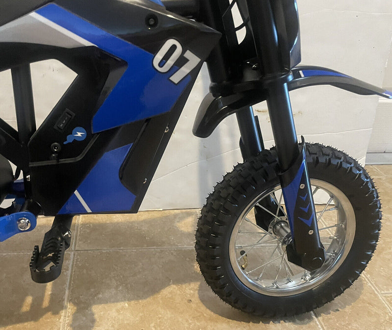 Load image into Gallery viewer, Electric Dirt Bike for Kids Ages 3-12: The Perfect Blue Ride
