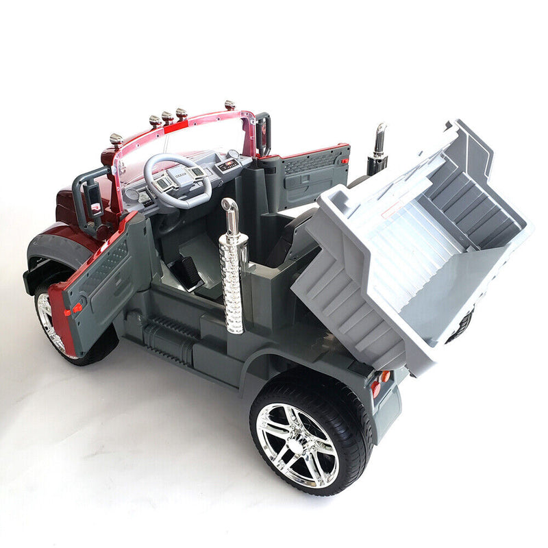 Load image into Gallery viewer, Mack Truck 2 Seater Children&#39;s Electric Car with Remote Control
