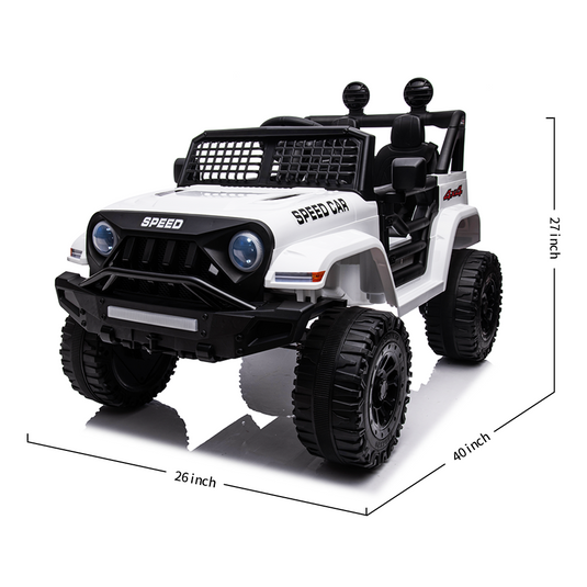 Electric 4-Wheel Kids Ride-On Car with Remote Control - 12V Battery Powered