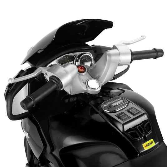 TOBBI 12V Electric Kids Dirt Bike with Training Wheels - Ride On Motorbike for Young Riders