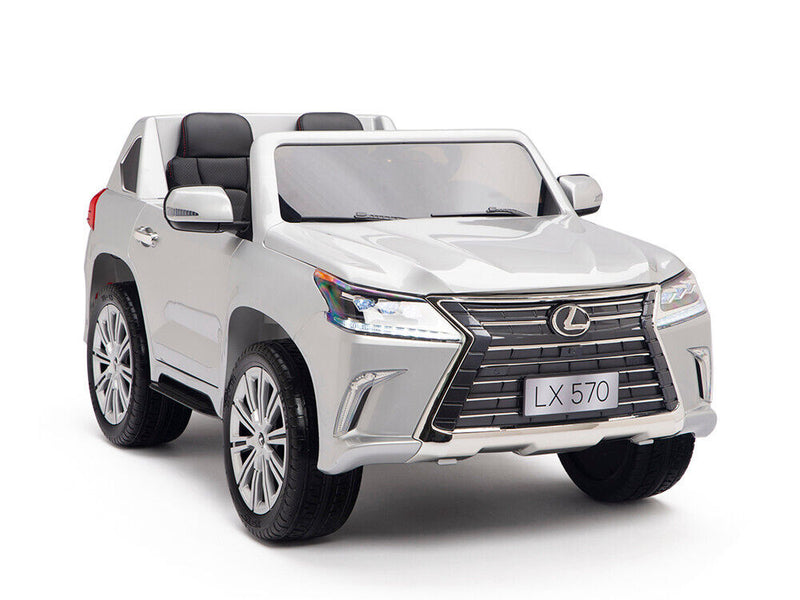 Load image into Gallery viewer, Blue 24V Power Lexus 570 Kids Electric Ride-on SUV with 4x4 Capability and EVA Rubber Tires
