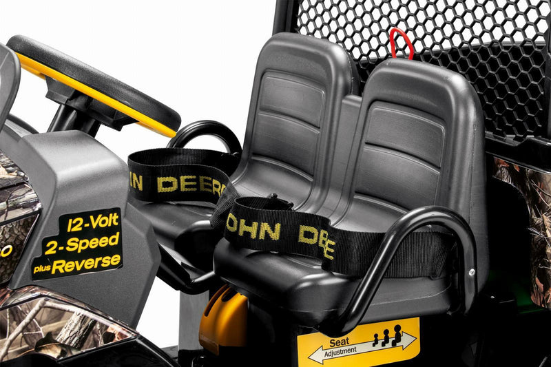 Load image into Gallery viewer, John Deere Camouflage Children&#39;s Electric Ride-On Gator XUV with Dumping Cargo Bed - Suitable for Ages 3 to 8
