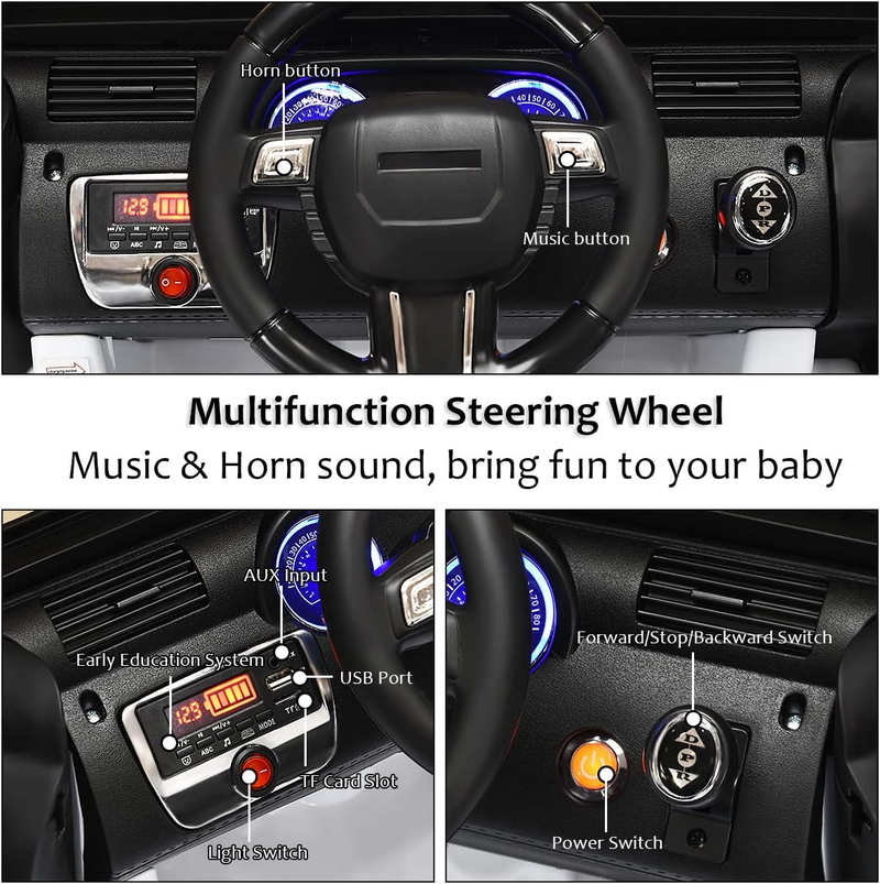 Load image into Gallery viewer, 12V Electric Jeep Ride-On Car with Parental Remote Control and MP3 Player for Kids
