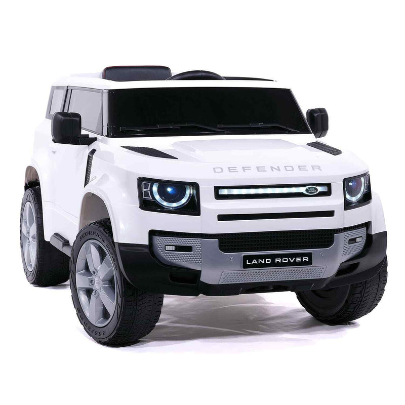 Load image into Gallery viewer, Licensed Land Rover Defender Kids Ride-On Car with LED Lights, MP3 Player, and Remote Control - 12V SUV for Girls
