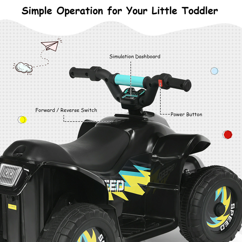 Load image into Gallery viewer, ATV Eléctrica para Niños Pequeños de 6V con Reversa - Regalo Ideal para Niños
