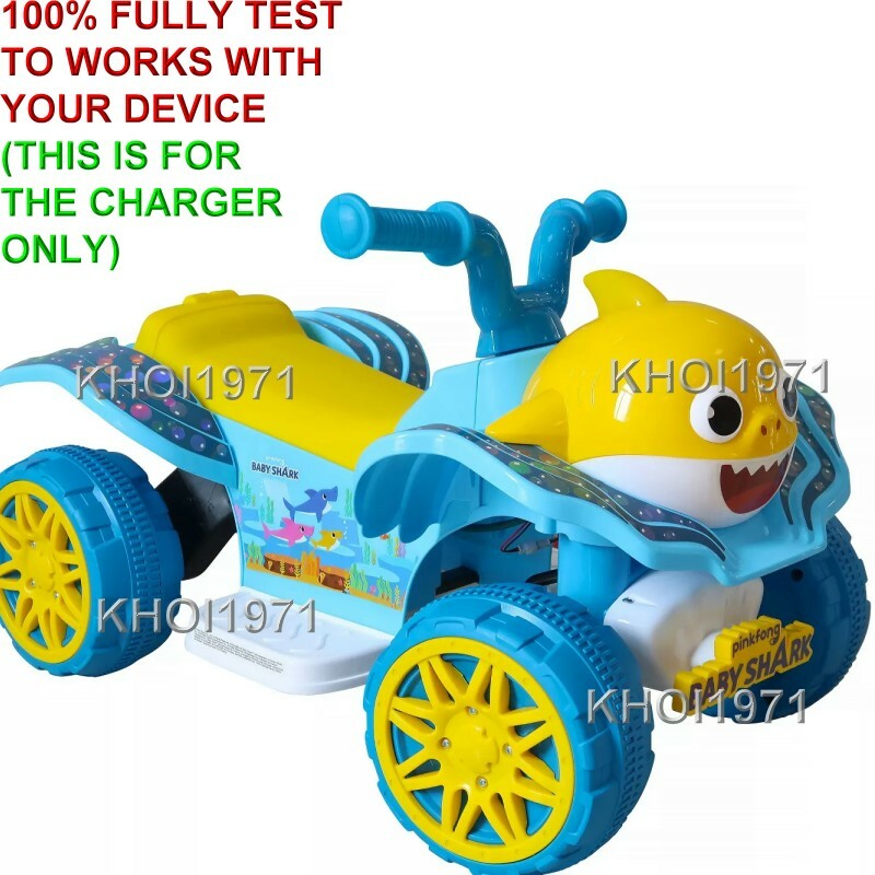 Load image into Gallery viewer, 6V AC Wall Charger Adapter for Baby Shark Quad Ride-On Toy
