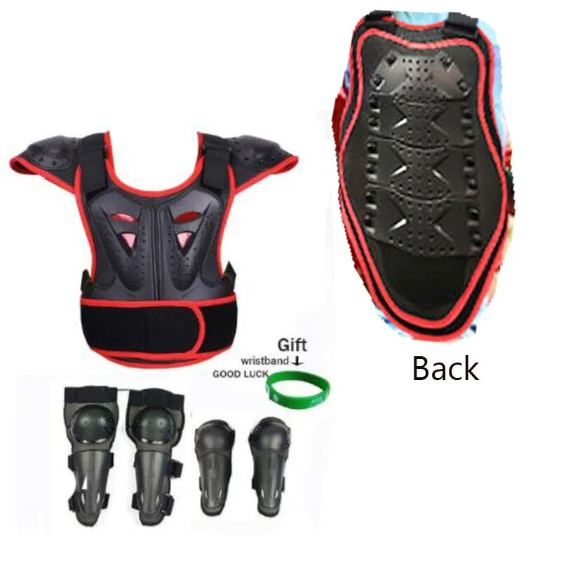 Load image into Gallery viewer, Kids Motocross Body Armor Back Protector Ride-On Horse Toy for Ages 4-15 Years
