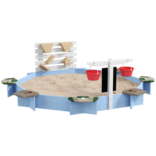 Wooden Sandbox for Ages 3-7, 85