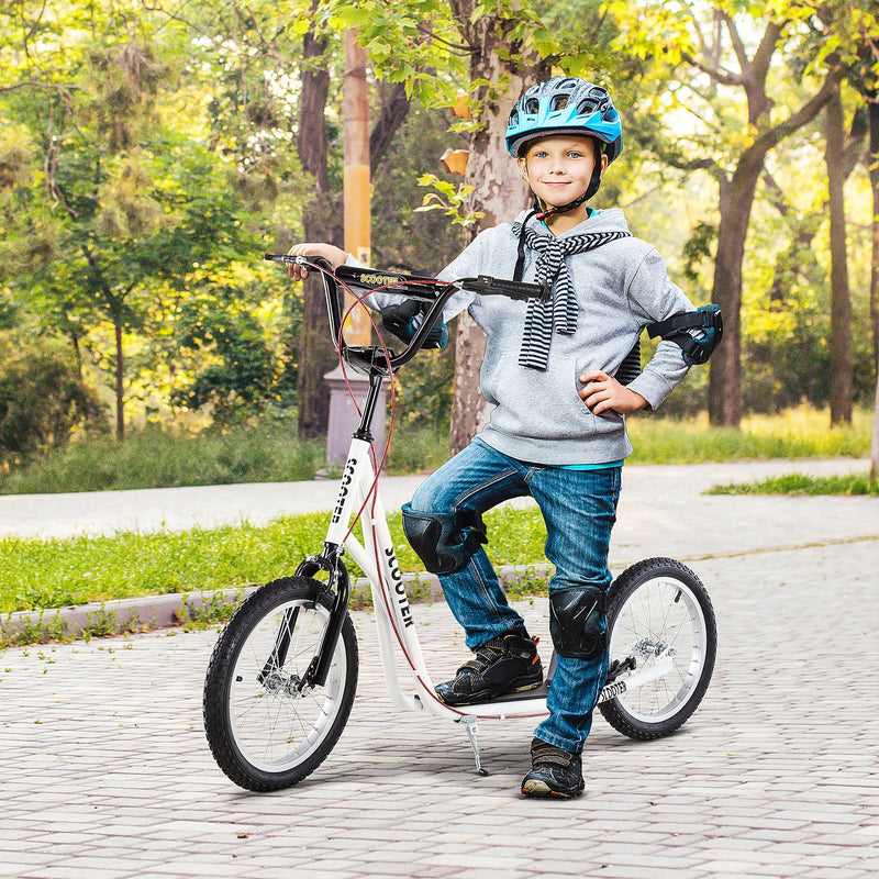 Load image into Gallery viewer, Youth Kick Scooter for Kids 5+ with 16&quot; Wheels and Adjustable Handlebar
