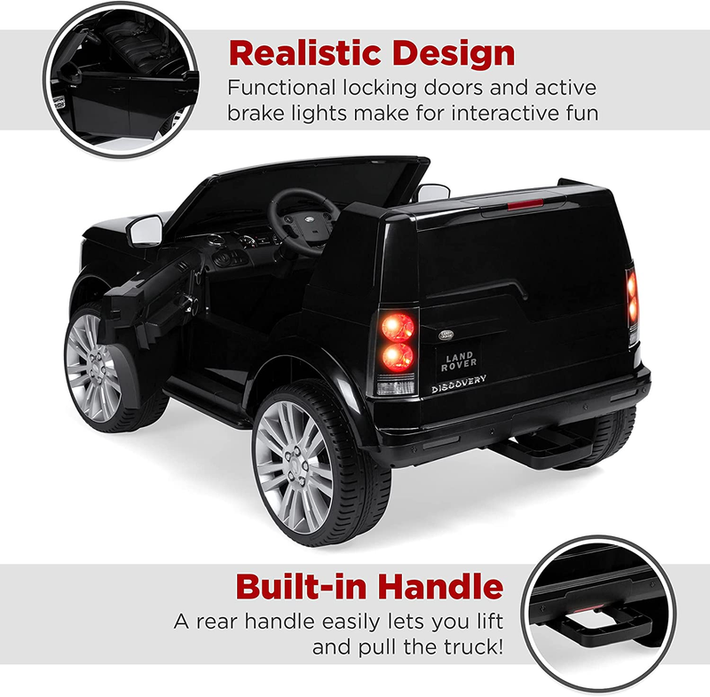 Load image into Gallery viewer, 12V 3.7 MPH Two-Seater Licensed Land Rover Ride-on Car Vehicle with Parent Remote Controller
