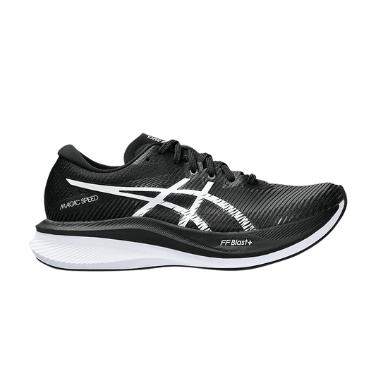 Women's Asics Magic Speed 3, Black/White, 9 B Medium - Skoutley Outdoors LLC