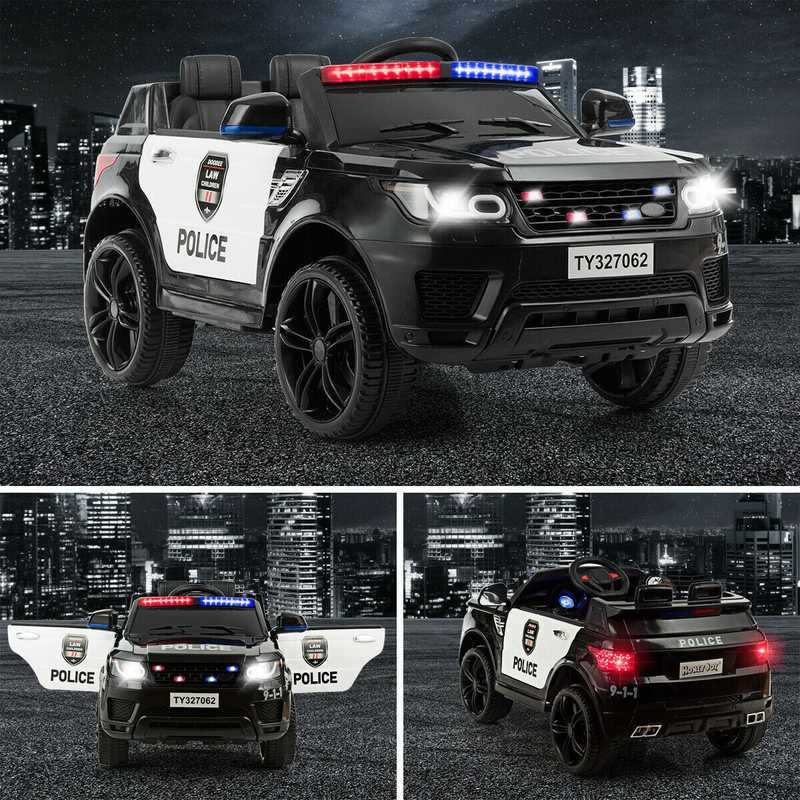 Load image into Gallery viewer, Electric Bluetooth Ride On Police Car for Kids with Remote Control - 12V
