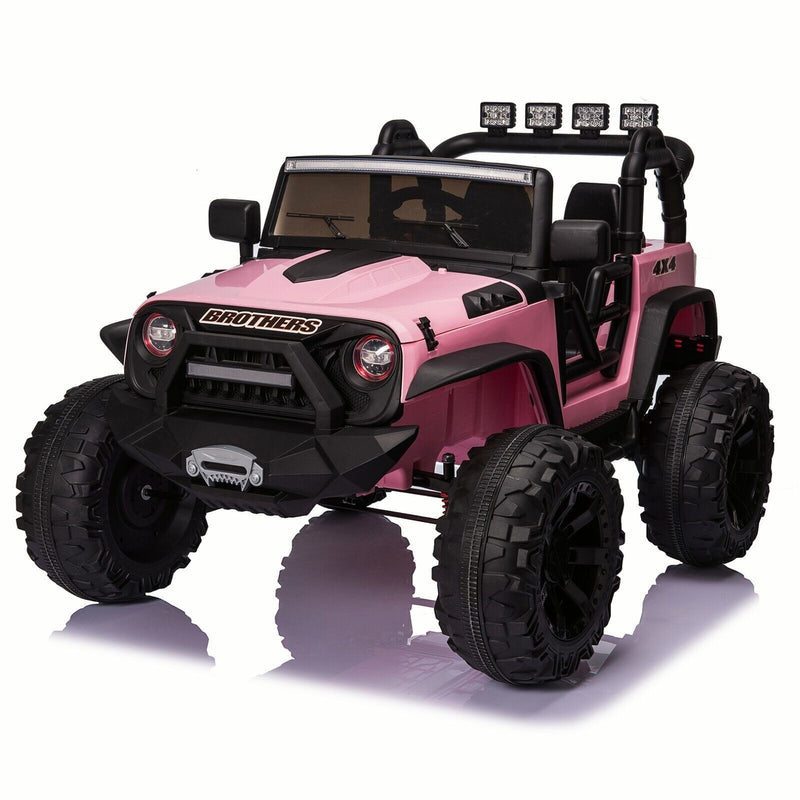 Load image into Gallery viewer, 24V Battery-Powered Kids Ride On Truck with Trailer and RC Control - 3 Speeds, Camo Design
