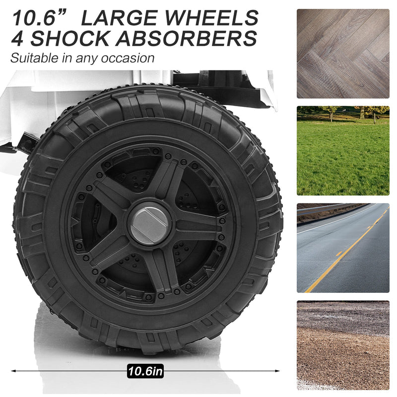 Load image into Gallery viewer, 12V Kids Ride-On Truck with Remote Control, Power Wheels, and LED Lights
