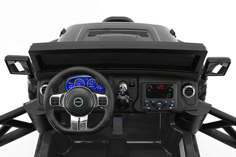 Load image into Gallery viewer, 24V DUAL SEAT CHILDREN&#39;S RIDE-ON VEHICLE JEEP CAR TOY WITH 2 HIGH-PERFORMANCE ENGINES, PNEUMATIC WHEELS, MUSIC PLAYER + REMOTE CONTROL
