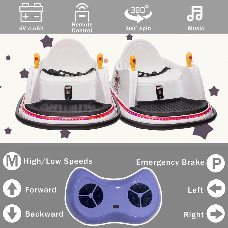 Load image into Gallery viewer, 6V Electric Ride-On Bumper Car with Remote Control for Kids and Toddlers
