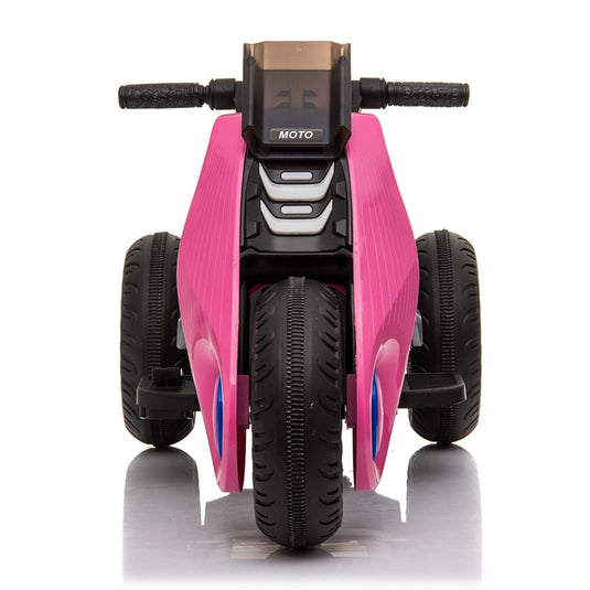 Fun and Stylish Pink Electric Motorcycle for Kids with USB Music - Perfect Birthday Gift for Girls!