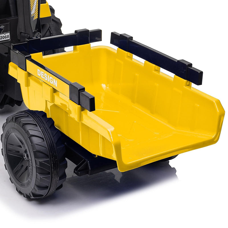 Load image into Gallery viewer, 24V Electric Ride-On Tractor with Excavator, Trailer, and Digger Attachments
