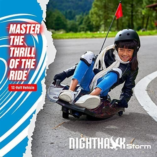Nighthawk 12V Ride-On Vehicle with Music and Remote Control