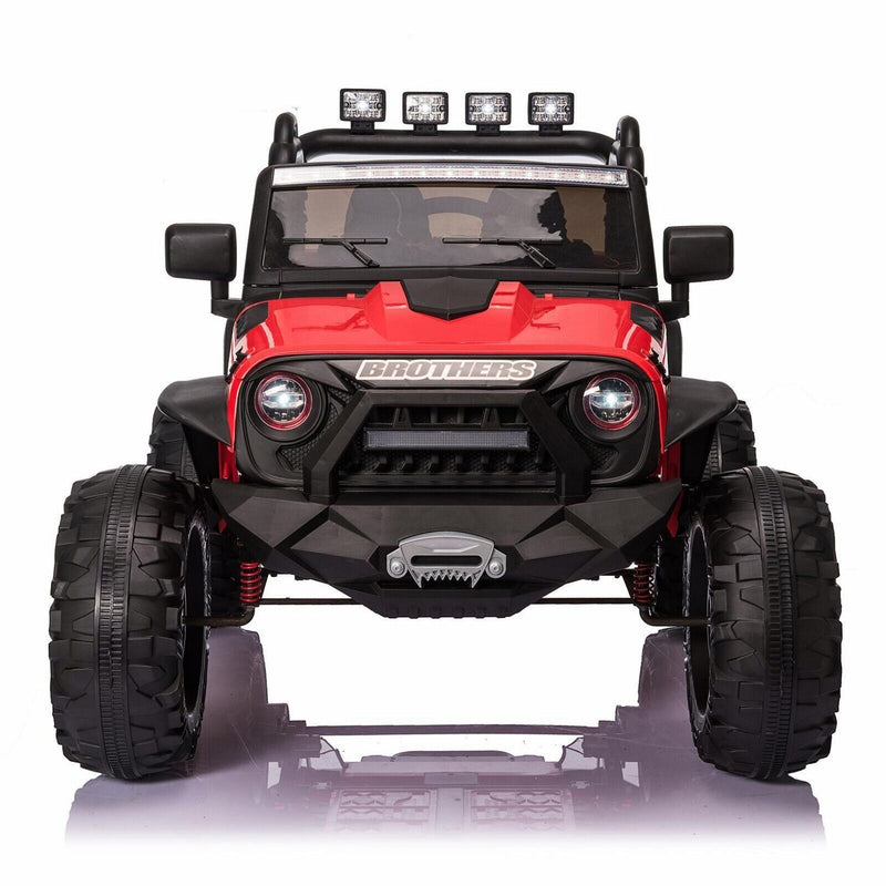 Load image into Gallery viewer, 12V/24V Kids Ride-On Truck Car Jeep with LED Lights &amp; Remote Control - 2 Sizes Available
