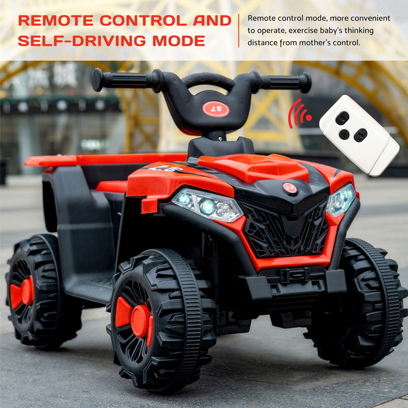 Load image into Gallery viewer, Electric ATV Ride-On Car with MP3 Player and LED Lights - 6V Battery Powered, 4-Wheeled Beach Cruiser
