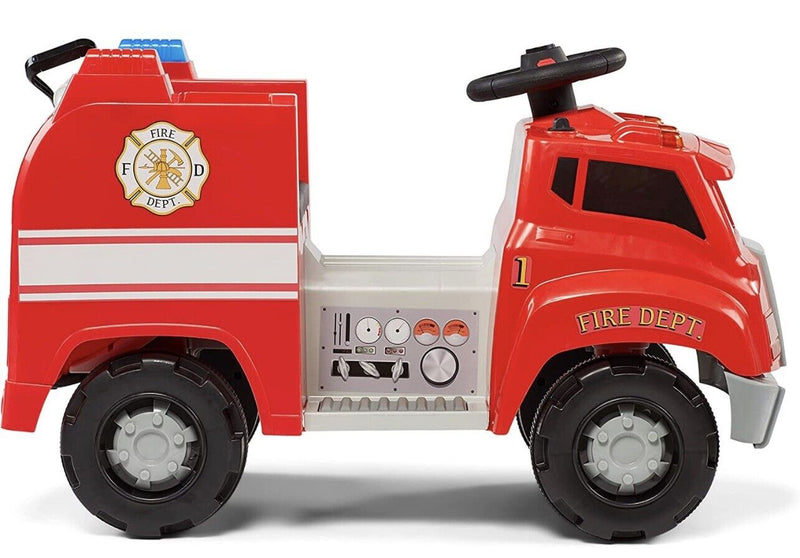 Load image into Gallery viewer, Brand New Kid Trax Real Rigs Toddler Fire Truck with 6V Battery &amp; Charger Included!
