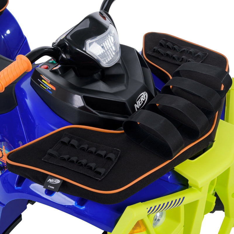 Load image into Gallery viewer, Huffy Kids 12-Volt ATV Battery Ride On Toy with Straps for Nerf Toys - Perfect for Outdoor Adventures!
