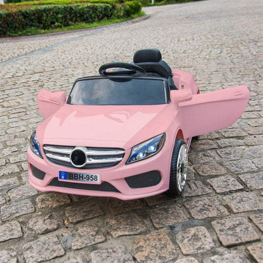 Electric Ride-On Car for Kids with Remote Control, Music, and LED Lights - Perfect Gift for Young Drivers!
