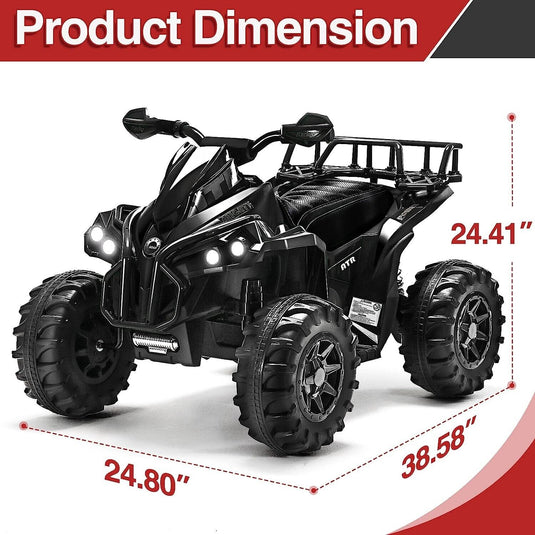 Electric ATV for Kids 3-7 Years Old - Perfect Gift for Children - Four-Wheeler Quad Bike for Boys and Girls
