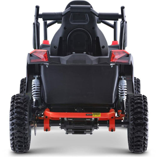 MotoTec Raider Children's UTV 48v 1200w Full Suspension Crimson