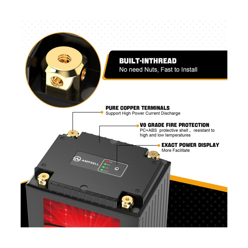 Load image into Gallery viewer, 12V 18Ah Lithium Motorcycle Battery YTX30L-BS 1080A High Performance Replacement
