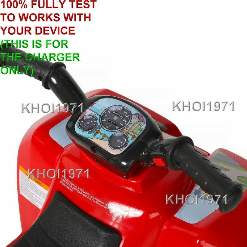 Load image into Gallery viewer, 6V AC Wall Charger Adapter for Dynacraft Clifford Big Red Dog Quad Ride-On Battery
