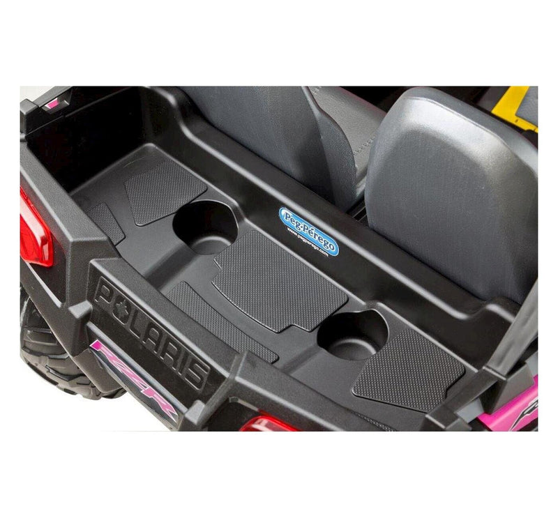 Load image into Gallery viewer, Peg Perego 12V Polaris RZR 900 Electric Ride-On Vehicle in Pink - Accommodates 2 Kids
