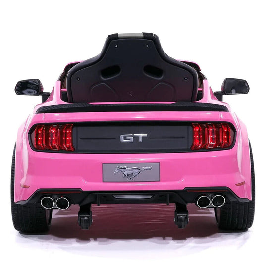 24V KIDS GIRLS RIDE ON FORD MUSTANG GT DELUXE EDITION VEHICLE, DUAL HIGH-PERFORMANCE ENGINES+REMOTE CONTROL