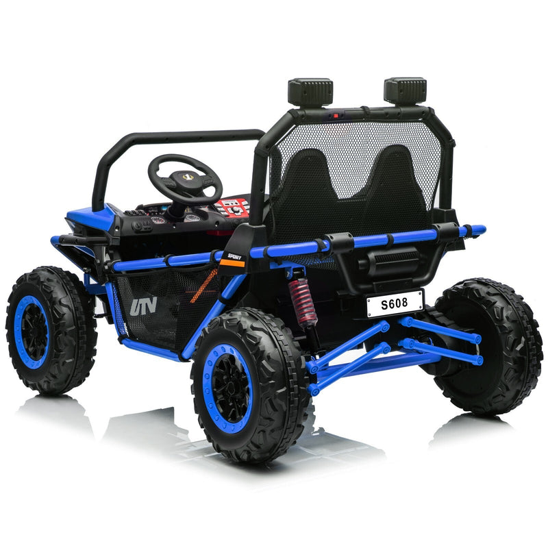 Load image into Gallery viewer, 24V Electric Kids Ride-On UTV Truck with 2 Seats, 4WD and Remote Control, 4x80W Motors
