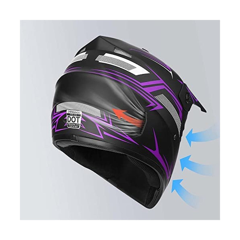Load image into Gallery viewer, Youth Kids Motocross Helmet for Motorcycle Dirt Bike Off-Road Mountain BMX Riding
