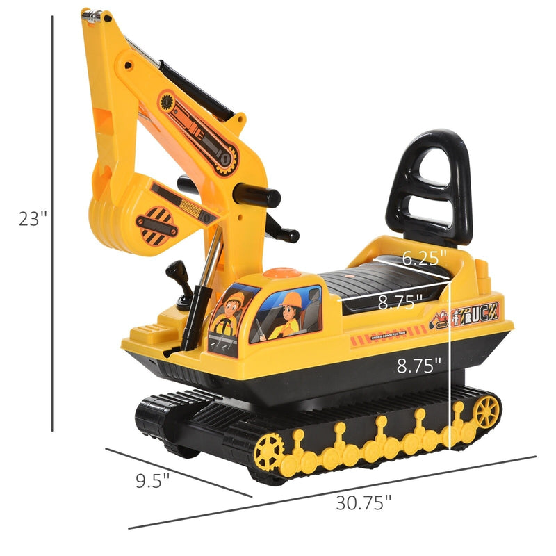 Load image into Gallery viewer, Ride-On Movable Excavator and Tractor Toy Scooter Walker for Pretend Play

