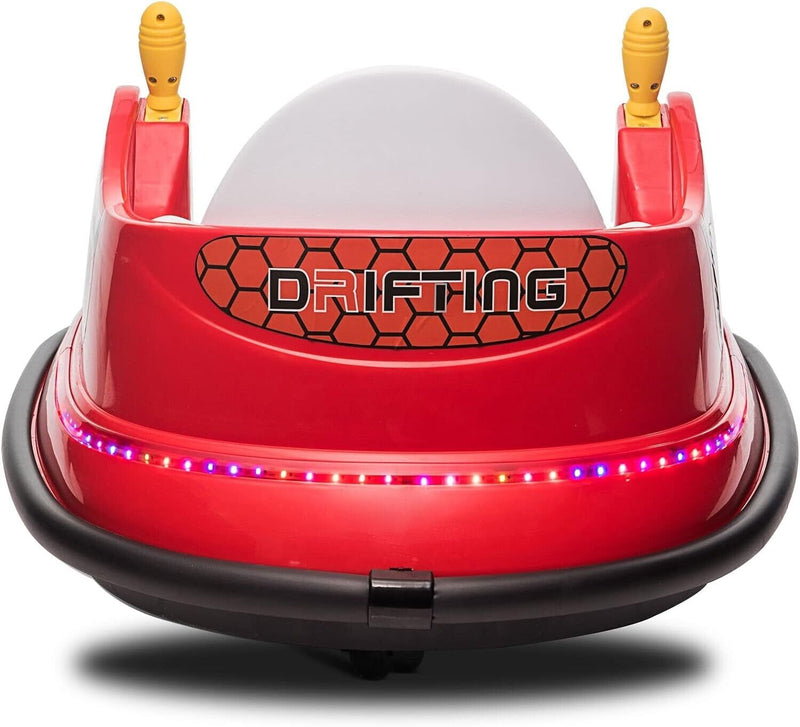 Load image into Gallery viewer, 6V Electric Kids Ride-On Bumper Car with 360° Spin and Remote Control - Red Toddler Toy
