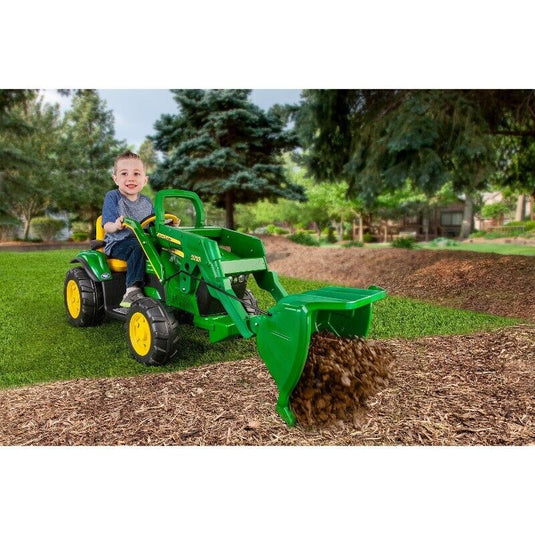 Peg Perego 12V John Deere Ground Loader Electric Ride-On Vehicle