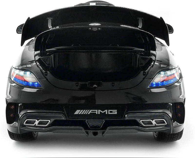 Load image into Gallery viewer, 2023 Obsidian SLS AMG Mercedes Benz Car for Children 12V Electric Kids Ride-on Vehicle
