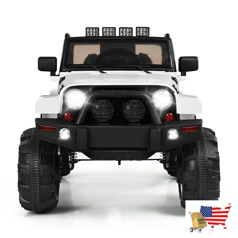 Load image into Gallery viewer, 12V Kids Ride-On Toy Truck with LED Lights
