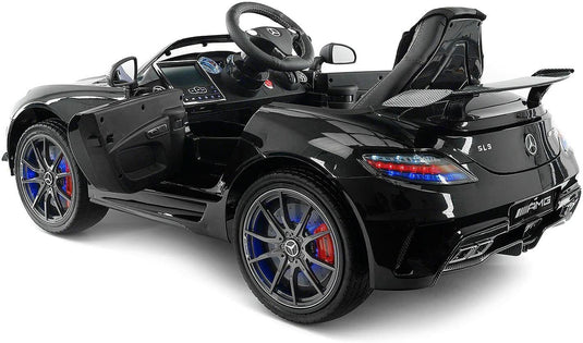 2022 Obsidian SLS AMG Mercedes Benz Ride-On Car for Children 12V Battery-Powered Kids Toy