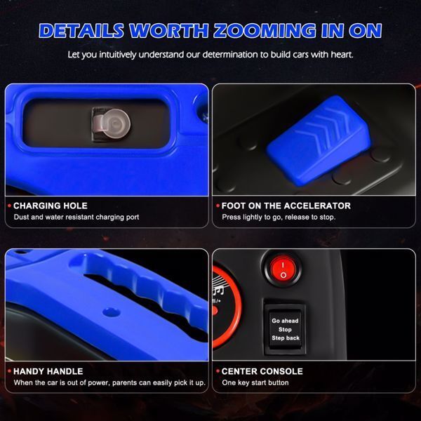 Load image into Gallery viewer, Electric Kids ATV with Forward/Reverse Switch and 4-Wheel Beach Buggy Design
