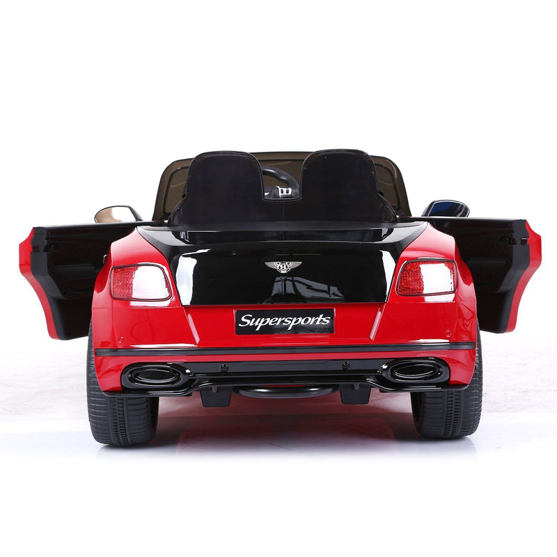 Load image into Gallery viewer, 12V Bentley Continental Supersports Electric SUV Ride On Toy Car Black and Red
