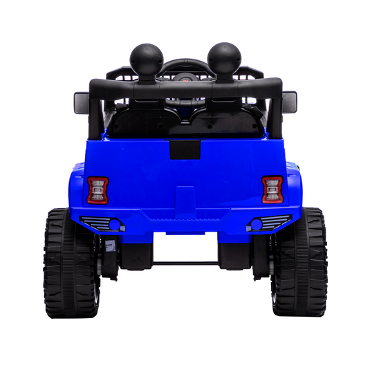 Blue Kids Electric Ride-On Car with Remote Control and MP3 Player