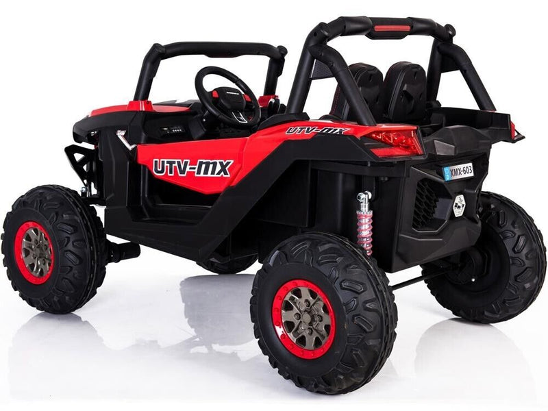 Load image into Gallery viewer, 12v Red Mini Moto UTV 4x4 with Remote Control (2.4ghz RC)
